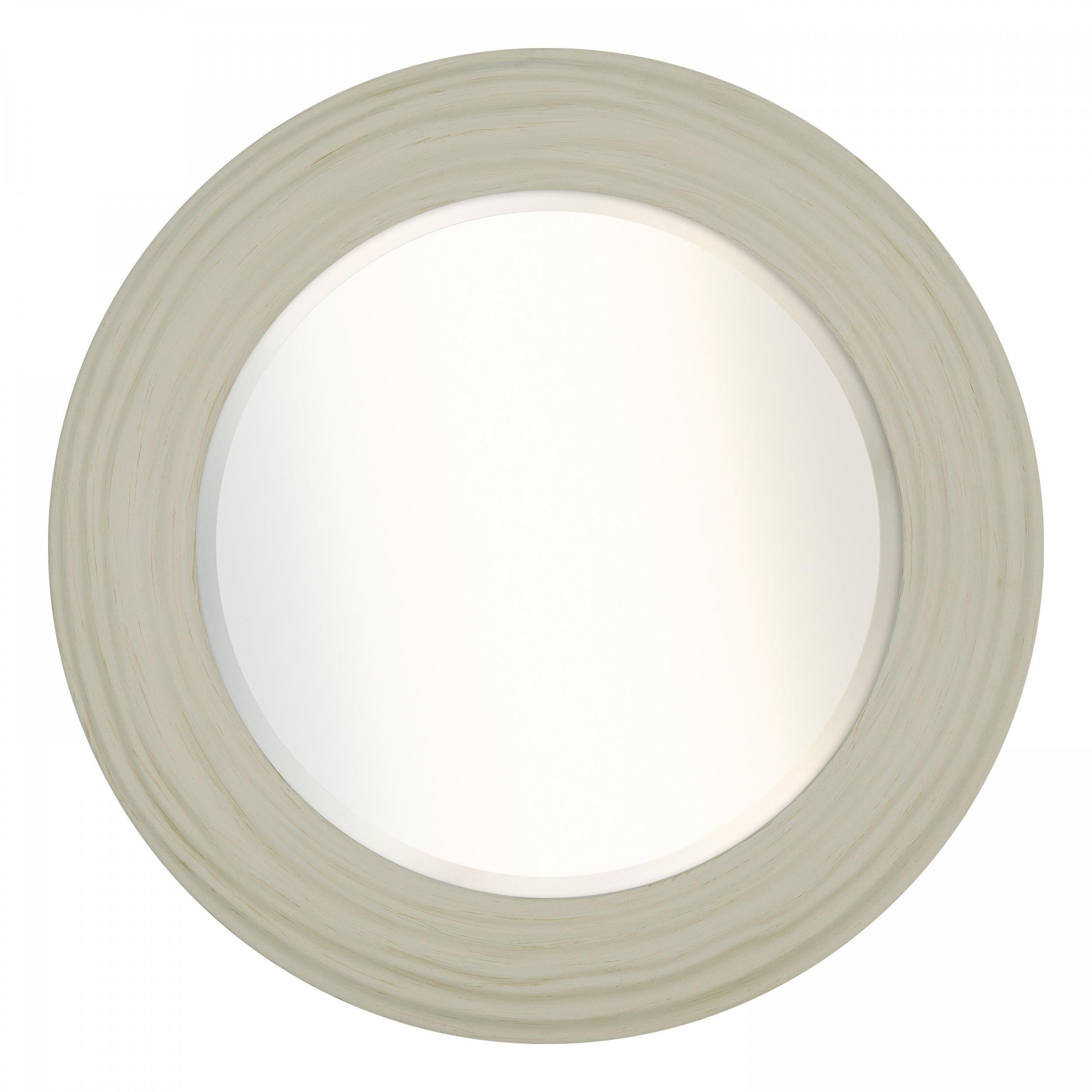 Boho Hay Round Wall Mirror